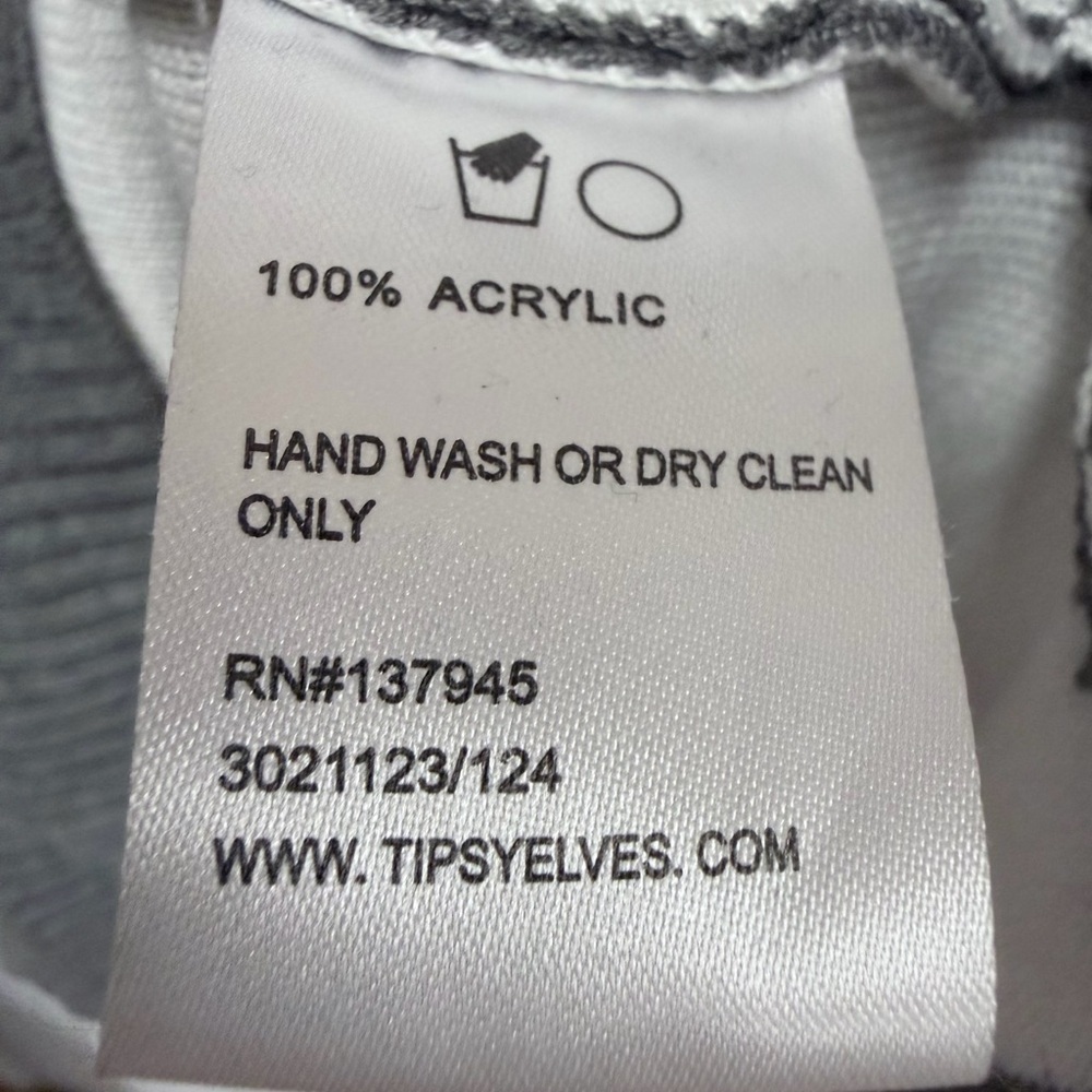 Tipsy Elves Sequined Snow Day Ugly Christmas Sweater snowman & snowflakes size M - Picture 7 of 10